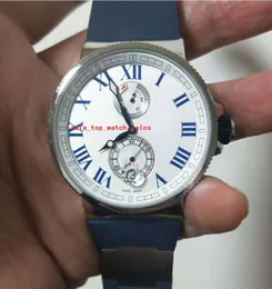 Topselling 2 style un men zegarek Nowy produkcja morska Rzym cyfrowe 266-67-3/43 Auto Data 45 mm białe wybieranie mechaniczne automatyczne zegarki męskie wysokiej jakości męskie zegarki