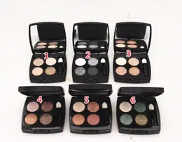 New 4 Color Eye Shadow Palette Glitter OMBRE A PAUPIEPES EFFETS MULTIPLES Shimmer Eyeshadow 6pcs