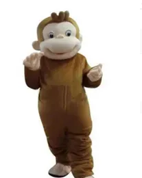Fabrika doğrudan satış meraklı george maymun maskot kostümleri yetişkin boyutu yüksek kalite
