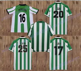 1993 94 95 Denilson Olias Finidi Mens Retro Futbol Formaları 96 97 98 Ev Grenn Beyaz Futbol Gömlek Camisetas De Fútbol Kısa Kol Üniformaları