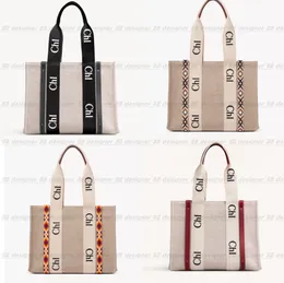 Luksusowe designerskie klasyczne torebki damskie torebki na zakupy torebka na zakupy wysokiej jakości płócienne liniowe duże torby plażowe podróżne portfele na ramię na ramię