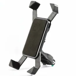 Universal Bike Phone Mount Holder Anti Shake and Stable Cradle Clamp 360 ° Motorcykelcykelstyrning för iPhone 13 12 11 Pro Max Galaxy S22 Android GPS