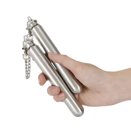 1.5 Oz Nunchucks Shaped Stainless Steel Whisky Hip Flasks Mini Liquor Pot Alcohol Whiskey Flasks Tube Camping Wine Bottle