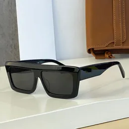 Okulary przeciwsłoneczne Drive dla mężczyzn Projektant kobiet kwadratowy prostokąt pełna ramka Vintage oryginalne pudełko 1.1 Błyszcząca osobowość czarne niebieskie okulary przeciwsłoneczne Najwyższej jakości 40214U Okulary przeciwsłoneczne