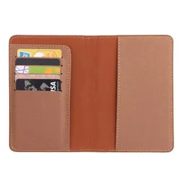 High Quality Colorful Matte Pu Leather Passport Bag Cover for ID Card Document Card Passport Holder Purse Wallet Case LX0998