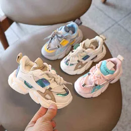 Buty dla dzieci trampki Dziewczyna małe dzieci płaskie buty do koszykówki Basketki Baby Baby Baby Casual Runda Buty Plusz 1-12 rok G220517