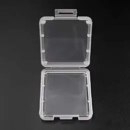 New Protection Case Card Container Memory Card Boxes Tool Plastic Transparent Storage Box Mini Easy To Carry Box