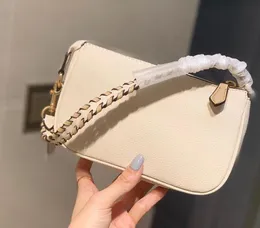 Bolso nuevo para mujer, bolso tejido con correa para el hombro, patrón de lichi, bolso cuadrado pequeño para llevar a la mano en la axila