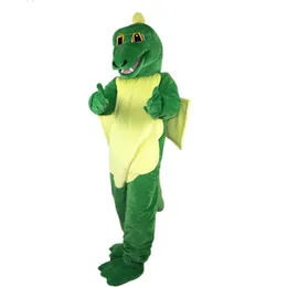 Green dinosaur Magic dragon Mascot costumes for adults circus christmas Halloween Outfit Fancy Dress Birthday Party