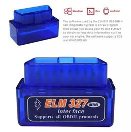 obd2 elm327 obd elm327 blue-tooth v1.5 v2.1 elm 327 v1.5 obdii cal診断スキャナーツールAndroid/iOS用のツール