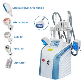 3 핸들 세포 용해 손잡이 cryolipolysy lipofreeze 냉동 지방 동결 냉각 몸체 조각을위한 지방 동결 기계 감소 424