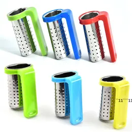 Clip On Tea Infuser Stainless Steel Tea Infuser Tea Filter Strainer Coffee Herb Filter Diffuser Wholesale RRB14853