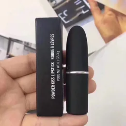 Mattpolierter Metalltube-Lippenstift der berühmten Marke M, matte Farbe, Lagerfarbe 314 316 921 922 923