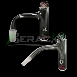 Beracky Premium Auto Spinner Tam Kaynak Kuvars Bangoç 10mm 14mm 18mm Erkek Bükülmüş Kenar 14mmod ile Dichro Mermer Ruby Terp İnci Su Bongs Dab Yağı Talimleri