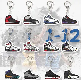 Basketball Shoes Keychain Fashion Sport & Celebrity Figure Basketball Star Backpack Pendant Handbag Key Chain Gifts for Fans Memorabilia