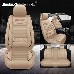 Cappa de assento de couro de tamanho grande Protetor de protetor traseiro traseiro Cushion Backrest Universal Backrest para Interior Automático H220428
