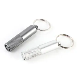 Cigar Accessories Portable Stainless Steel Cigar Drill Keychain Cigars Hole Punch Device Cigar-Cutter Cigar-Scissors Cigare-Cut Knife Father's Day Gift ZL1030