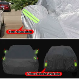 Utomhusbiltäcke för Jeep Grand Cherokee SUV Anti-UV Sun Shade Rain Snow Protection Cover Dustproakt H2204252417
