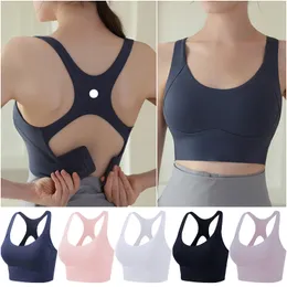 LL-BR250 Completi da yoga ad asciugatura rapida da donna Gilet da yoga Ragazze che corrono Reggiseno sportivo da donna Abbigliamento sportivo casual per adulti Esercizio fitness