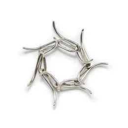 Autonoma Miyashita Takayu Style Thorns Chain Armband Punk Silver Ultra-Rare Spider Web Fashion Trend Smycken Tillbehör