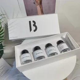 Nyaste ankomstdesigner kvinna man parfym set 4st 30 ml byredo super cedar zigenare vatten eau de parfum långvarig doft spray snabb leverans