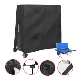 Outdoors Folding Ping Pong Table Cover Dustproof Protector Tennis Dust Sheet Furniture Case 220427