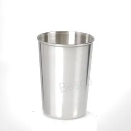 Stainless Steel Beer Cup Juice Cold Drink Milk Tea Mugs Party Barbecue Beer Cups With Handle Travel Portable Gargle Mug BH6458 TYJ