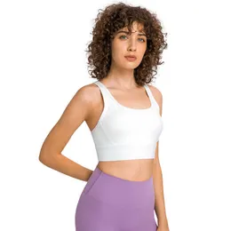 Sexy Mesh Splicing Yoga Outfits Tank Tops Sports Bra Women Underwear Camis High-strength Shockproof Sports Shirt Running Fitness Workout Gym