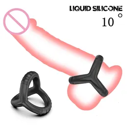 Секс -игрушки масагер пенис пенис массажер игрушечный кольцо многоразовое силиконовое увеличение спермы задержанные эякуляции для мужчин rjle