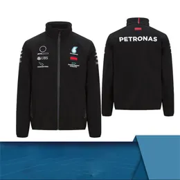 2022 new F1 racing zipper sweater, outdoor riding jacket
