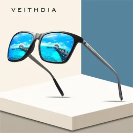 Veithdia Unisex Retro aluminumtr90 정사각형 선글라스 렌즈 빈티지 안경 액세서
