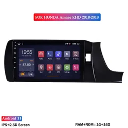 Android 10 Multimedia Stereo Car Video DVD Odtwarzacz Nawigacja GPS Radio dla Honda Amaze 2018-2019 Rhd