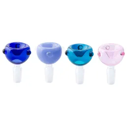 Chinafairprice G017 Smoking Bowl 10mm 14mm 18mm Male Female Colored Dome Glass Bowls Bubbler Ash Catcher Bong Tool