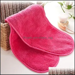 Asciugamano tessili da giardino in microfibra donne trucco rimborso riutilizzabile asciugamani facciale pulizia di stoffa di bellezza che pulizia un dh8td