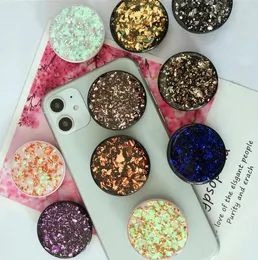 Glitter Kleber Telefon Ständer Halter Faltbare Finger Griptok Ständer für IPhone Samsung Handy Unterstützung Halterung Zubehör