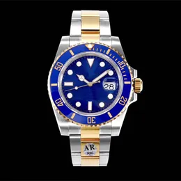 Fashion Watch AR Factory Mens Blue Black Ceramic Bezel Watch Automatic Cal.3135 Orologi 116613 Men Dive Eta Sport 904L Steel Yellow Gold Orologi da polso Box