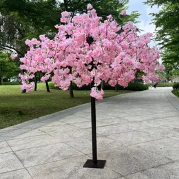 120 cm hög konstgjorda körsbärsblommor trädsimulering Fake Peach Wishing Trees For Wedding Party Table Centerpieces Decoration Supplies