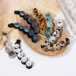 Amber Leopard Hair Claw for Women Girls Banana Hairpins Corean Acrylic Hair Clips barrettes head lear accessories