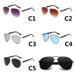 Luxury Men Retro Sunglasses Designer Sun Glasses For Woman Large Frame Uv400 Protection Pilot Sunglass