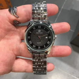 Zegarek Pablo Raez najwyższa jakość 100% stal nierdzewna Man Luksusowy biznesowy styl modowy kalendarz kwartalny kwarcowe zegarki daty
