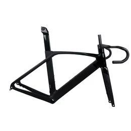 Pełne kable wewnętrzne Disc Road Bike Rama TT-X34 TORAY T1000 FIBER BB86 MAX Opona 700x30c Czarna pół matowa połowa błyszcząca