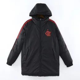 22-23 Clube de Regatas do Flamengo Men's Down Winter Leisure Sport Jacket långärmad kläd moderock ytterkläder puffer parkas team emblem anpassade