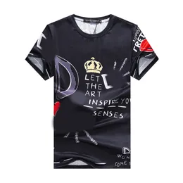 Heren Dames Letter Print T-shirts Zwart Fashion Designer Zomert-shirt Hoge kwaliteit Top Korte mouw Maat M-3XL Meer kleurkeuzes @ 125