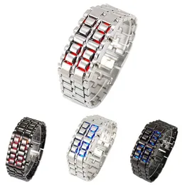 Armbanduhren Ly Fashion LED Digital Legierung Männer Frauen Armbanduhr Armband Kette Valentinstag GeschenkArmbanduhren