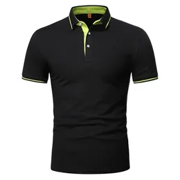 Summer High Quality Casual Business Social Short Sleeve s Shirts Stand Collar Comfortable Polo Shirt Men 220702