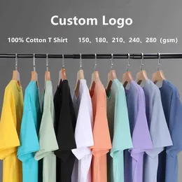 Forcustomization Designer 2022 Round Neck T Shirts Custom Cotton Plain Tshirt Brodery Men's T-shirt Custom Tee Shirt Printing Blank