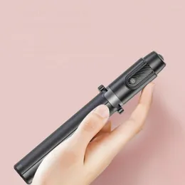 Tripods cep telefonu standı masaüstü çok fonksiyonlu canlı yayın Tripod Taşınabilir All-In-One Bluetooth Selfie Stick Loga22