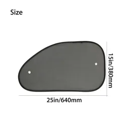 2PCS CABS CAPAS DE CABELA DE PARA CABELO COBRA COBRA DE VISTO UNIVERSAL VISTO VISÃO REFLECTOR Windshield Janela automática Acessórios protetores protetores da sombra