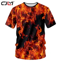 Estate Top 3d Magliette Stampa Red Fire Maglietta casual Uomo Hip Hop Outwears Camicie Homme Slim Fit Fitness Canotte 7XL 220623