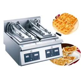 Commercial Baking Pans Electric Crepe Pancake Furnace Chinese Pan-Fried Bun Chow Mein Frying Dumplings Machine For Sale